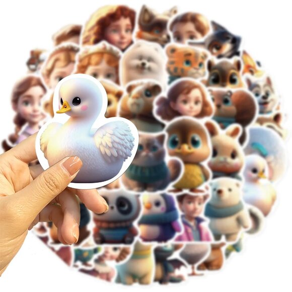 PIXAR Animal Cartoon Stickers (25 Piece) VERY VERY CUTE! - Picture 2 of 4